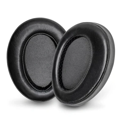 Afbeelding van Voarmaks Traagschuim kussen oorkussens compatibel met Hifiman Arya Ananda Edition XS X HE1000se HE1000 V2 Jade II hoofdtelefoon vervanging (volledig schapenvacht)