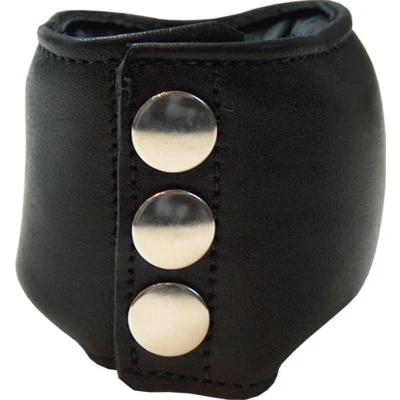 Afbeelding van Mister B Leren Ball Stretcher met Gewicht Zwart