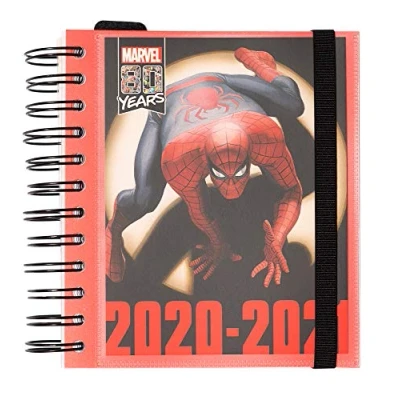 Afbeelding van Erik Schoolagenda 2020/2021, Spiderman, Rood/Zwart