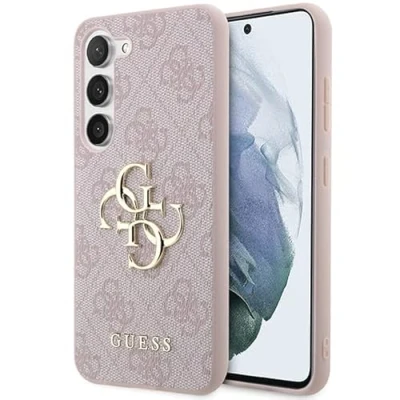 Afbeelding van Guess 4G Metal Logo Back Case Geschikt voor Samsung Galaxy A35 (A356) Roze