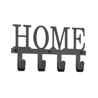 Afbeelding van Kapstok Trio Atik 4 Haken Home Zwart Metaal