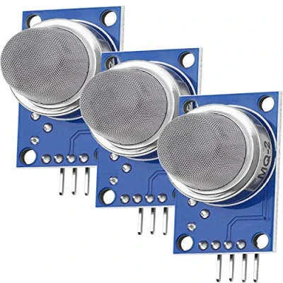 Afbeelding van AZDelivery 3 x MQ 2 Gas Sensor Rooksensor Luchtkwaliteitsmodule compatibel met Arduino Inclusief E Book!