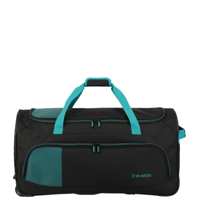 Afbeelding van Travelite Basics Fresh Wheeled Duffle 70cm Black / Petrol