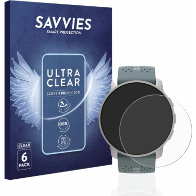 Afbeelding van Savvies (6 Stuks) Schermbeschermer voor Suunto 9 Peak Screen Protector Ultra Transparant