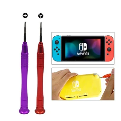Afbeelding van Cemobile Triwing Schroevendraaier voor Nintendo Switch, 2.0mm Phillips 1.5mm Y00 Tri Point Wing Kit Switch Joy Con Controller Reparatie &amp; Game Consoles