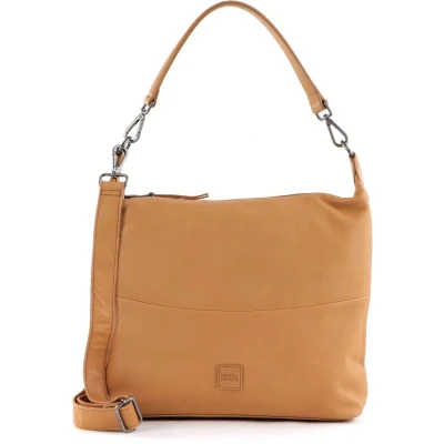 Afbeelding van FREDsBRUDER Leren Schoudertas PGL Hobo Cinnamon Bruine