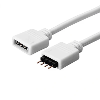 Afbeelding van Sienoc 2,5 m 250 cm verlengkabel voor LED RGB strip 4 pins, connector, geschikt strips