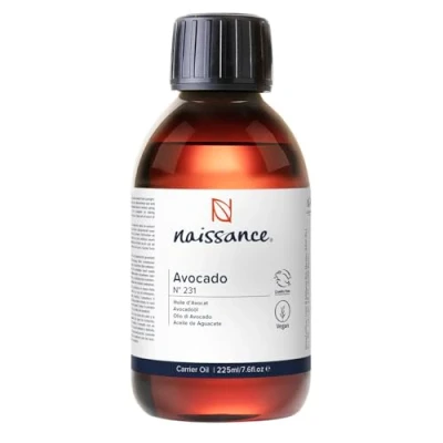 Afbeelding van Naissance Avocado Olie (Nr. 231) 225ml Natuurlijk, Hydraterend, Voedend &amp; Verzorgend voor Alle Huidtypen Haar, Gezicht, Huid en Nagels