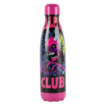 Afbeelding van Stranger Things Hellfire Club isolerende waterfles roestvrijstaal lekvrije draaidop 0,5ml