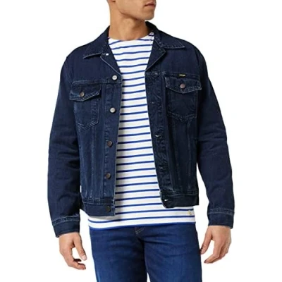 Afbeelding van Wrangler Authentic Jacket Spijkerjas, Heren, Maat: 3XL, Coalblue stone