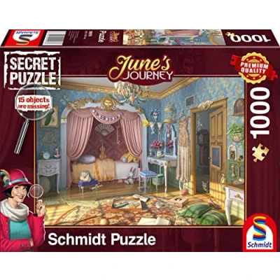 Afbeelding van Schmidt Spiele 59976 June&#039;s Journey, slaapkamer, puzzel van 1000 stukjes