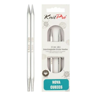 Afbeelding van Knitpro Nova Cubics Verwisselbare 5,50 mm cirkelvormige Breinaalden 1 Stuk