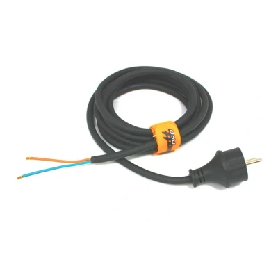 Afbeelding van QwattPro Aansluitsnoer klas.II 3m 2X1,0 H05RN F IP44/10A 2510027