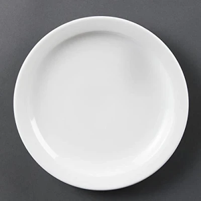 Afbeelding van Olympia Whiteware borden met smalle rand 20,2cm (12 stuks)