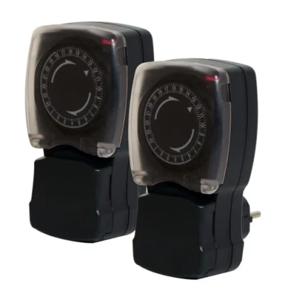 Afbeelding van Kavel 2 mechanische programmeurs CHACON 53008 Waterdicht (FR)