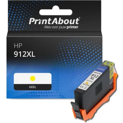 Afbeelding van Huismerk HP 912XL (3YL83AE) Inktcartridge Geel Hoge capaciteit