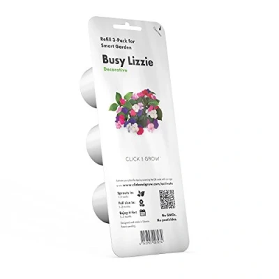 Afbeelding van Busy Lizzie Refill 3 Pack (voor Click and Grow Smart Garden toestellen)