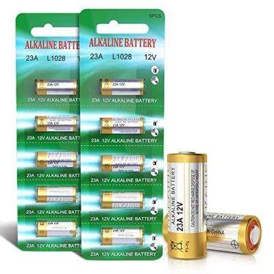 Afbeelding van 23A 12V Batterij A23S MN21/23 L1028 A23 Hoogspanning Alkalische Batterijen 10 stuks