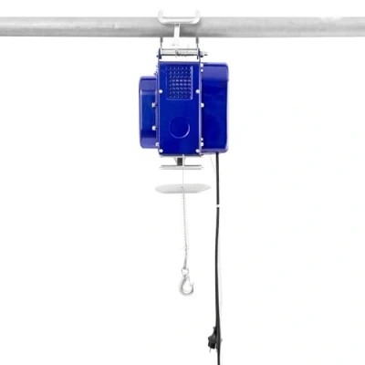 Afbeelding van Mobiele elektrische lier 12 m 300 kg / 600 230 V met kabelafstandsbediening Motorlier/bouwlier/staalkabel