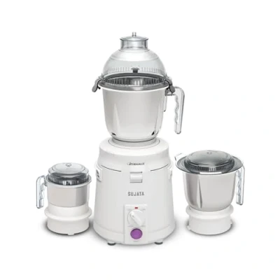 Afbeelding van Sujata Dynamix, Mixer Grinder, 900 Watt, 3 Potten (Wit)