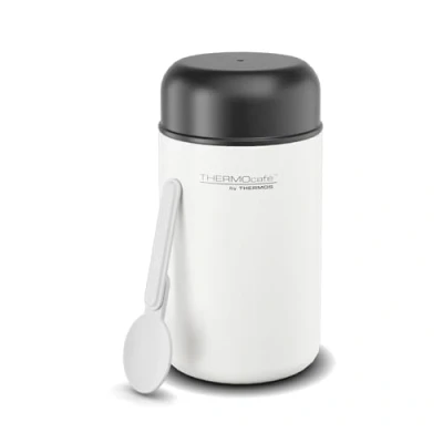 Afbeelding van THERMOS, TC DAILY FOOD JAR 0,40 l, thermoskan voor eten van roestvrij staal met lepel kunststof, 6 uur warm/12 koud, lunchpot, geïsoleerde voedselcontainer soep, by