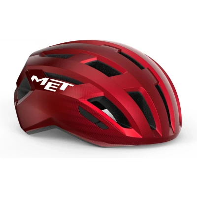 Afbeelding van MET Vinci MIPS Fietshelm Mannen &amp; Vrouwen Wielerhelm Racefiets Volwassenen Trekking Maat S (52 56cm) Red Metallic Glossy (Rood)