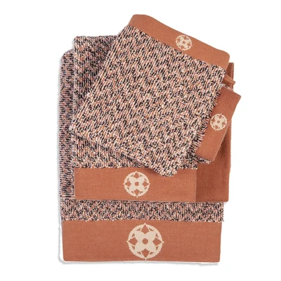 Afbeelding van Kayori Kakeyu Baddoek 60x110 Rood (set van 3) (Kleur: Rood)