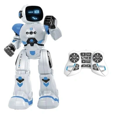Afbeelding van Xtrem Bots Robbie Robot Speelgoed Op Afstand Bestuurbare robotspeelgoed en Progammeerbare voor 5 Jarigen Intelligente Kinderen