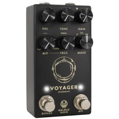 Afbeelding van Walrus Audio Voyager MKII Black preamp / overdrive effectpedaal