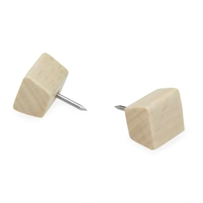 Afbeelding van Design Wood Pins magnetoplan, berk, 25 stuks