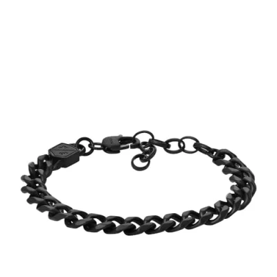 Afbeelding van Fossil Armband, Heren, Maat: One Size, Black