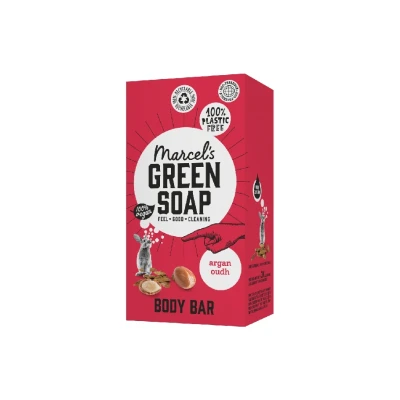 Afbeelding van 6x Marcel&#039;s Green Soap Showerbar Argan &amp; Oudh 150 gr