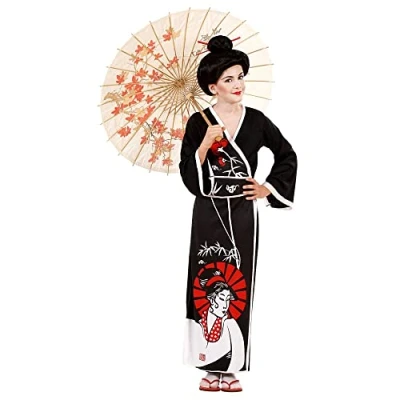 Afbeelding van &quot;GEISHA&quot; (kimono, riem, chopsticks) (140 cm/8 10 jaar)