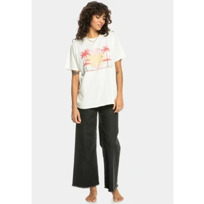 Afbeelding van Billabong Golden Island Tshirt print, Dames, Maat: Medium, Salt crystal
