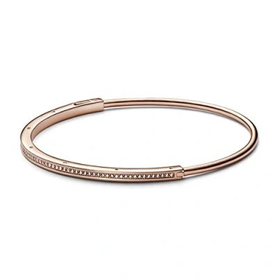 Afbeelding van Pandora 592313C01 Armband Bangle Signature I D Pav&eacute;