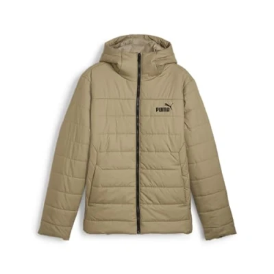 Afbeelding van Puma Hooded Padded Jacket Winterjas, Heren, Maat: Medium, Oak branch