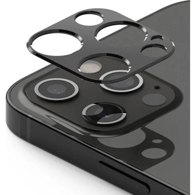 Afbeelding van Ringke Camera Styling Aluminium Camerabeschermer Compatibel met iPhone 12 Pro Gray