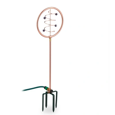Afbeelding van Relaxdays tuinsproeier spiraal cirkelsproeier sproeier tuin tuindecoratie sprinkler