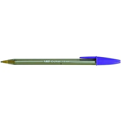 Afbeelding van BIC Cristal Fun Balpennen Brede Punt (1,6 mm) Verschillende Kleuren, Doos van 20 Stuks