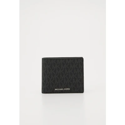 Afbeelding van Michael Kors Greyson Billfold COIN Pocket Portemonnee, Maat: One Size, Black