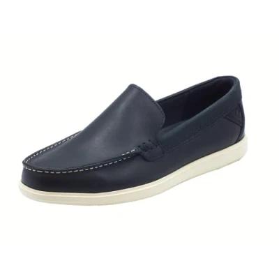 Afbeelding van Clarks heren bratton loafer, Donkerblauw, 41 EU