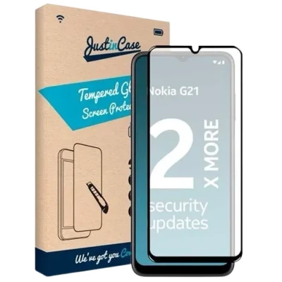 Afbeelding van Just in Case Gehard Glas Edge to Screenprotector Nokia G11/G21