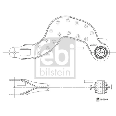 Afbeelding van Febi Bilstein Draagarm 185909