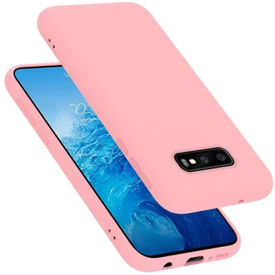 Afbeelding van Cadorabo Hoesje geschikt voor Samsung Galaxy S10e Case in LIQUID ROZE Beschermhoes TPU silicone Cover