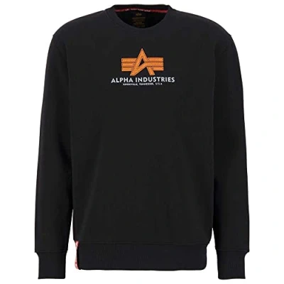 Afbeelding van Alpha Industries Basic Sweater, Heren, Maat: Small, Black