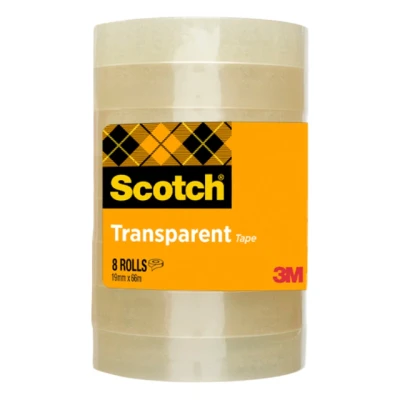 Afbeelding van Scotch FT 5100 9733 8 5081966 Plakband Transparant (l x b) 66 m 19 mm stuk(s)