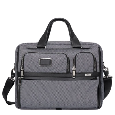 Afbeelding van Tumi Alpha EXP Org Laptop Brief meteor grey Laptoptas
