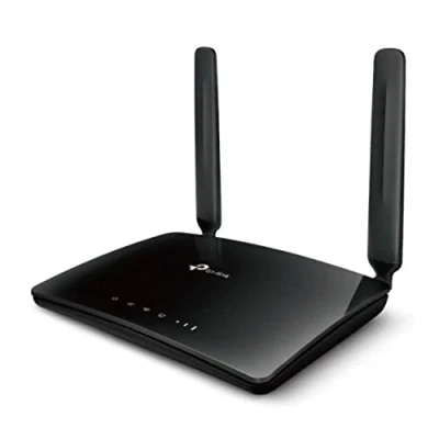Afbeelding van TP Link TL MR6400 300 Mbps 4G Mobile Wi Fi Router, SIM Slot Unlocked, No Configuration Required, Removable External Antennas, UK Plug, Black