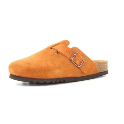 Afbeelding van Klomp Scholl Women Fae Suede Brown 2024 Schoenmaat 41