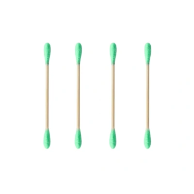 Afbeelding van The Eco Gang Wattenstaafjes 100 stuks Groen
